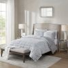 King/Cal King Back Print Long Fur Comforter Mini Set