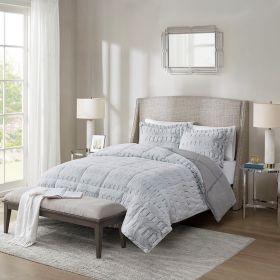 King/Cal King Back Print Long Fur Comforter Mini Set