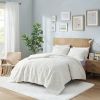 Full/Queen Embroidered Medallion Faux Fur Ultra Plush Comforter Mini Set