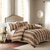 King 4PC Faux Fur Comforter Set