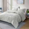 King/Cal King Crushed Velvet Sherpa Reversible Comforter Set