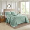 3 Piece Reversible Bedspread Set Seafoam Full/Queen