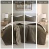 Knit Chenille Comforter Set Twin