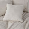 5 Piece Organic Cotton Oversized Comforter Cover Set w/removable insert Natural Full/Queen