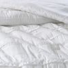 5 Piece Ruffled Comforter Set White King