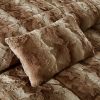 King 4PC Faux Fur Comforter Set