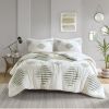 King/Cal King 3 Piece Cotton Blend Chenille Comforter Set