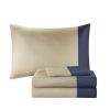 Twin Plaid Comforter Set with Bed Sheets