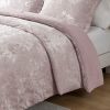 Twin/Twin XL Crushed Velvet Sherpa Reversible Comforter Set