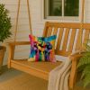 Gay Rights are Human Rights Throw Pillow Machine Washable, Indoor Outdoor Decorative Pillow for Couch, Bed or Patio, 14Hx14W