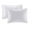 Reversible Quilt Set White King/Cal King