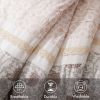 9 Piece Cotton Percale Comforter Set Blush Cal King