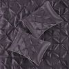 7 Piece Tufted Comforter Set Plum Full