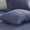 3 Piece Quilt Set Navy Full/Queen
