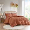 Full/Queen Clip Jacquard Comforter Set
