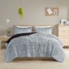 Twin/Twin XL Shaggy Long Fur Comforter Mini Set