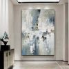 Nordic Abstract Oil Painting Handmade Canvas Decorative Mural Frameless Acrylic Hanging Image For LivingRoom Bedroom Aisle Porch