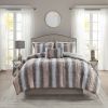 Full/Queen 4PC Faux Fur Comforter Set